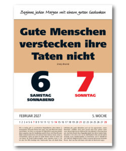 impulskalender-tageskalender-zitatekalender-wandkalender-abreisskalender-lebensweisheiten-leitpsruch-aphorismen_samstag-sonntag-blatt